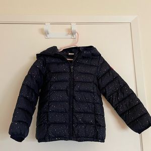 Gap Toddler Navy Blue Hooded Puffer Jacket